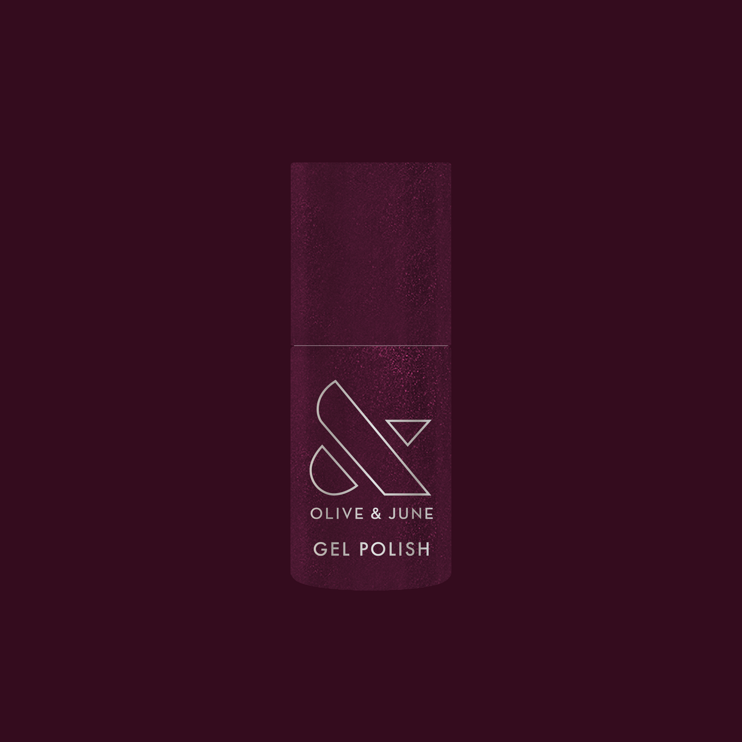 On the Promenade - Gel bottle in shimmering mulberry purple gel polish for vibrant long-lasting mani by Olive and June