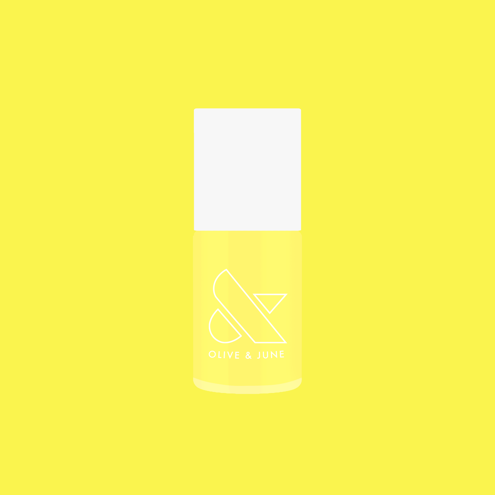 Game Set Mani nail polish bottle in bright neon yellow for quick-dry and long-lasting at-home manicure looks