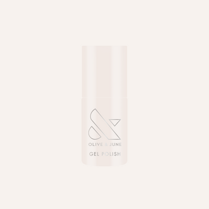 Icing is the Best Part - Gel bottle in soft milky white sheer polish for a smooth long-lasting manicure by Olive and June