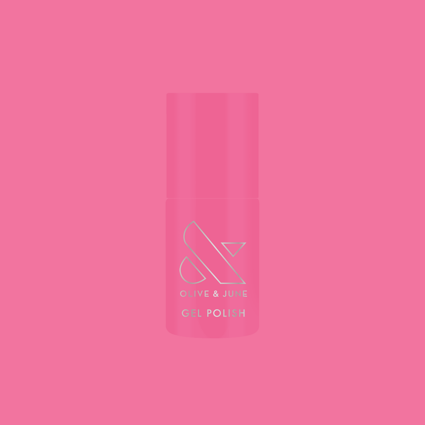 Prom - Gel bottle shown in bold magenta pink for a vibrant, long-lasting at-home gel manicure by Olive and June