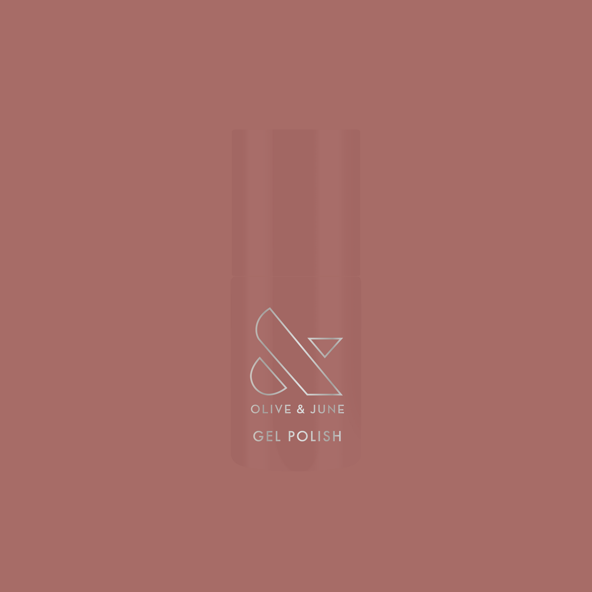 Shacket - Gel gel polish bottle in warm rose neutral shade by Olive and June for a smooth, long-lasting manicure