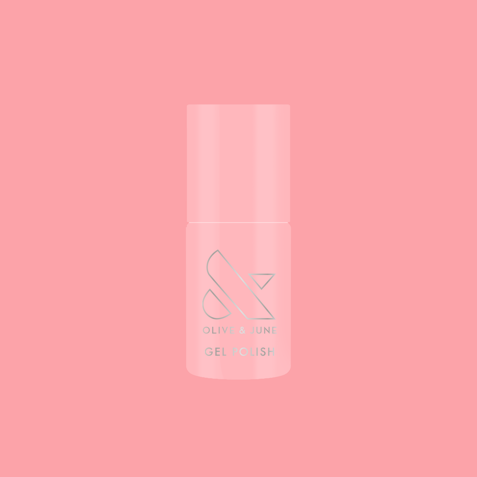 Saltwater Taffy - Gel nail polish bottle shown in soft pink shade for easy at-home long-lasting gel mani.