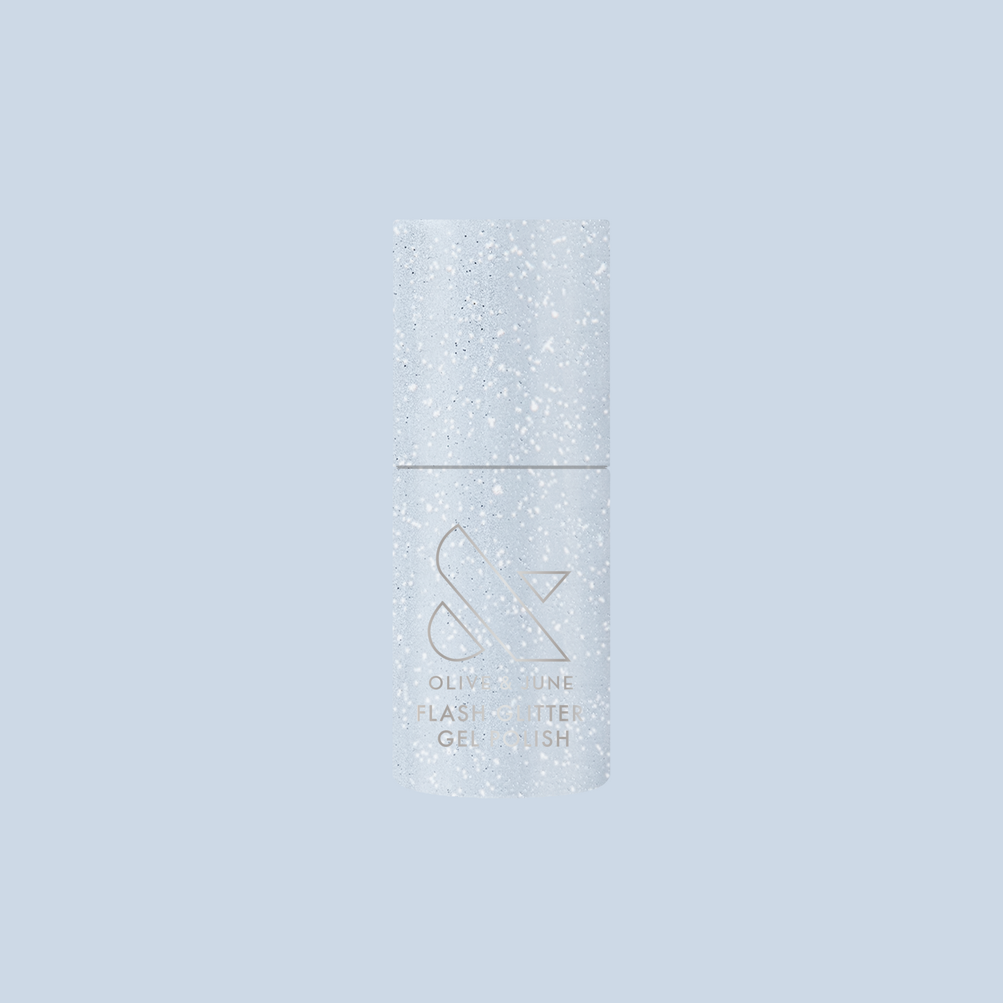 Mani on the Dance Floor Gel bottle showing silver flash glitter gel polish for sparkling and long-lasting manicures