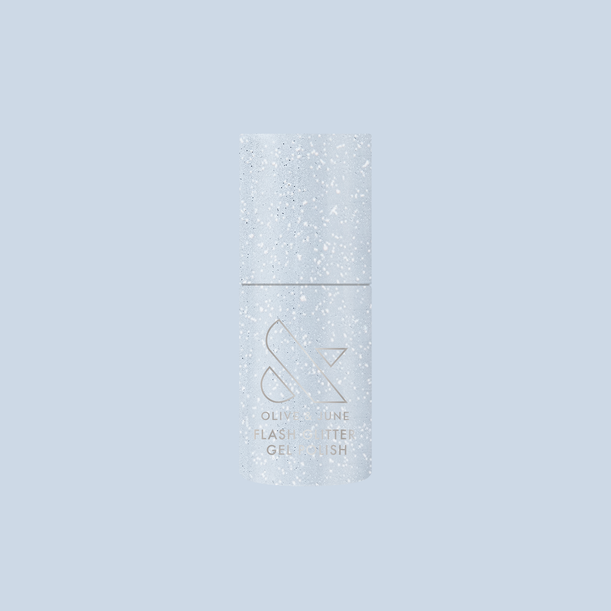 Mani on the Dance Floor Gel bottle showing silver flash glitter gel polish for sparkling and long-lasting manicures