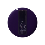 SD - Gel bottle shown on a deep plum gel polish drop for a rich, long-lasting manicure by Olive and June