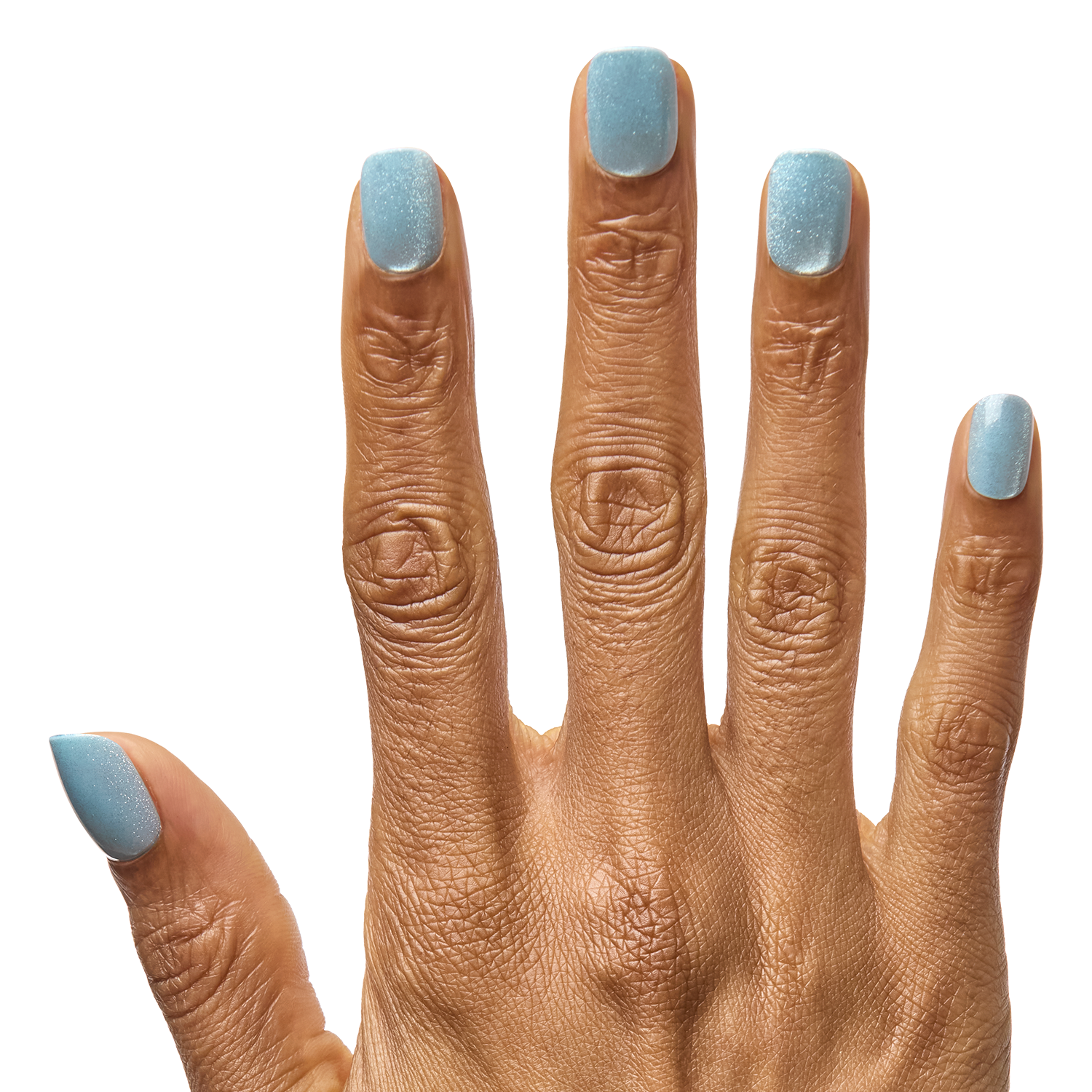 Sky Velvet | Extra Short | Squoval - Tab Press-On