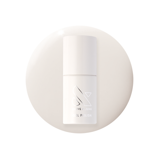 Icing is the Best Part - Gel polish bottle in a sweet milky white sheer shade for a smooth long-lasting manicure by Olive and June