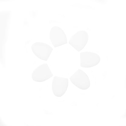Press-On Sponge Replenishment set showing white sponges arranged in a circular pattern on white background