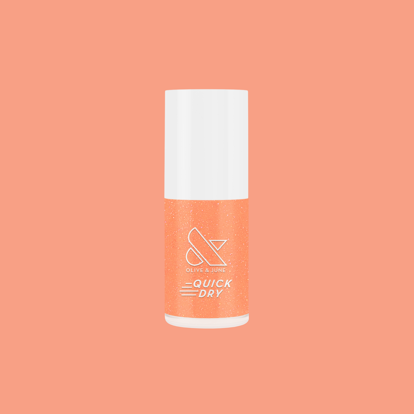 Bottle of Cape quick dry polish in pinky-red shade perfect for long-lasting at home mani and pedicure looks