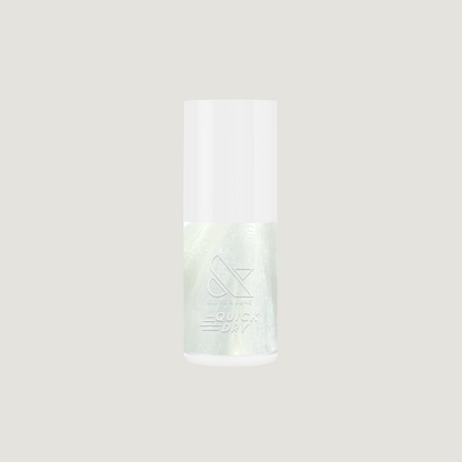 Freshwater sheer pearly white gel polish bottle with quick dry formula for easy at-home manicures and pedicures