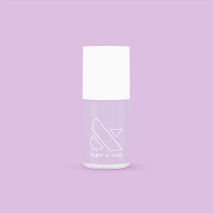 Bottle of You're Invited gel polish in soft lilac shade by Olive and June for a long-lasting manicure finish