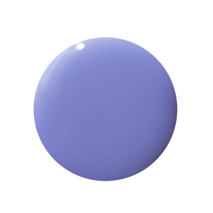 Glossy swatch of Royal gel polish in vibrant periwinkle blue perfect for quick dry manicures and pedicures